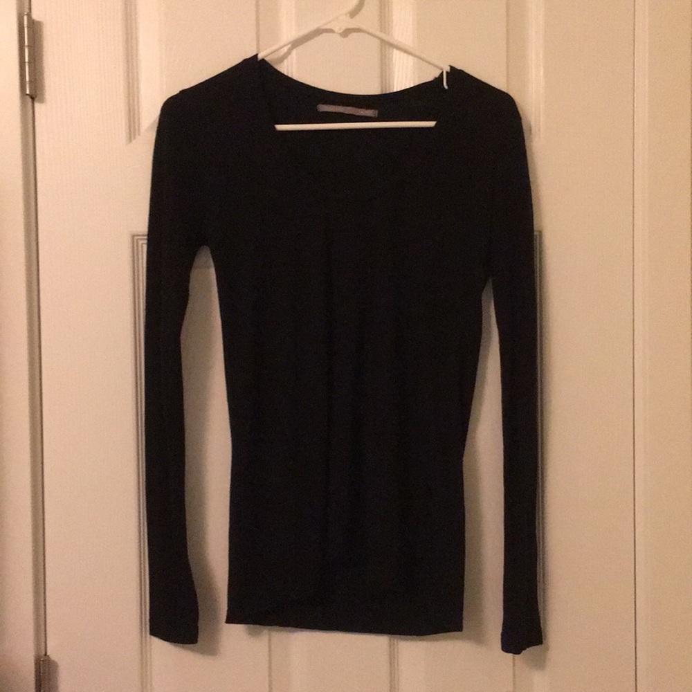 Sheer Black Long Sleeve Pajama shirt
